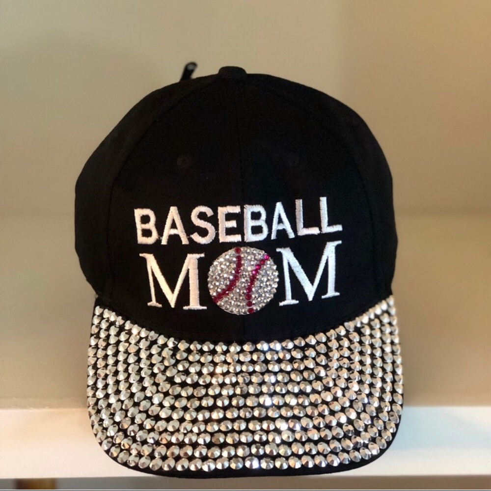 Glitz & Glam Baseball Mom Cap